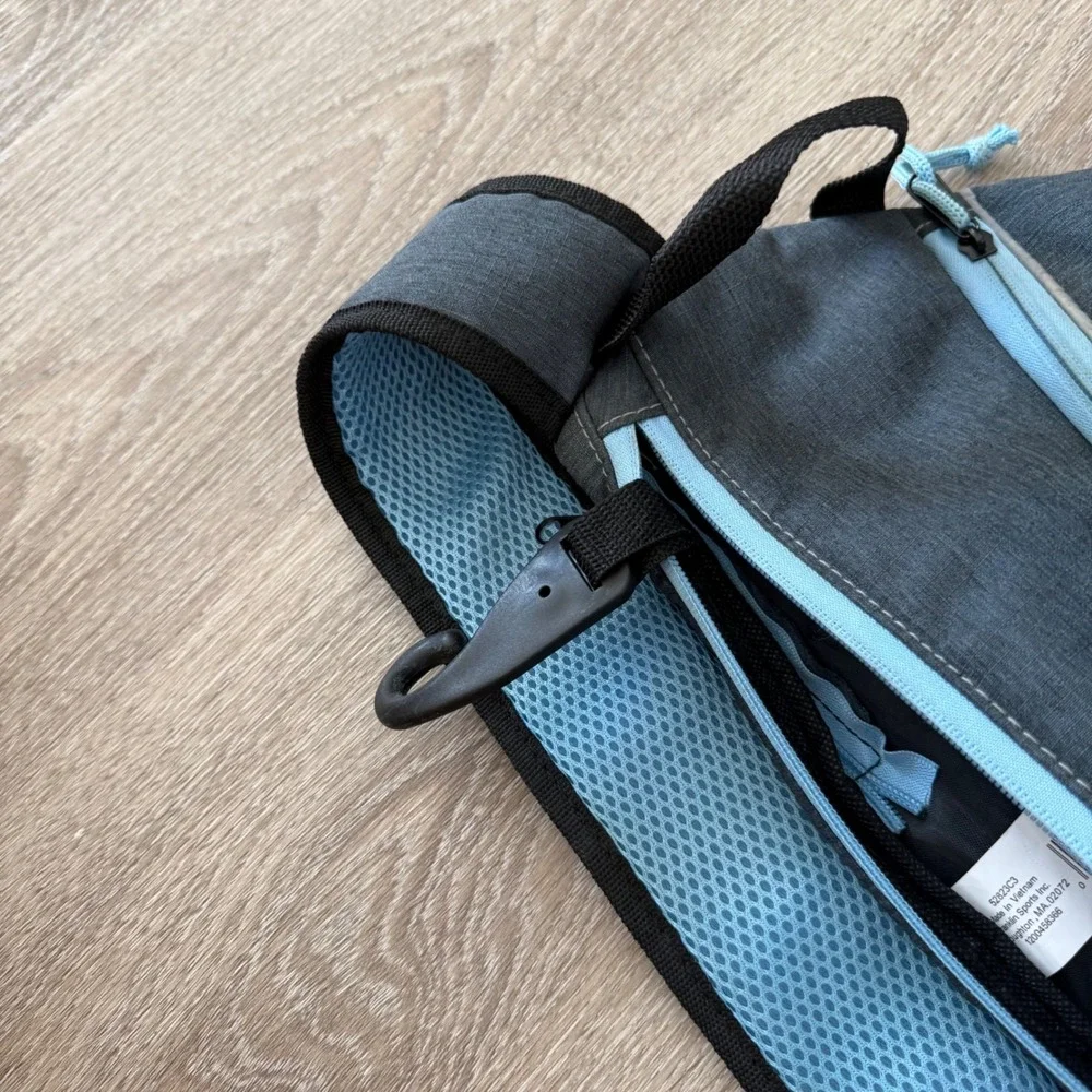 Y2K Franklin Pickleball Sling Bag Gray Blue Crossbody Paddle Backpack 52823C3